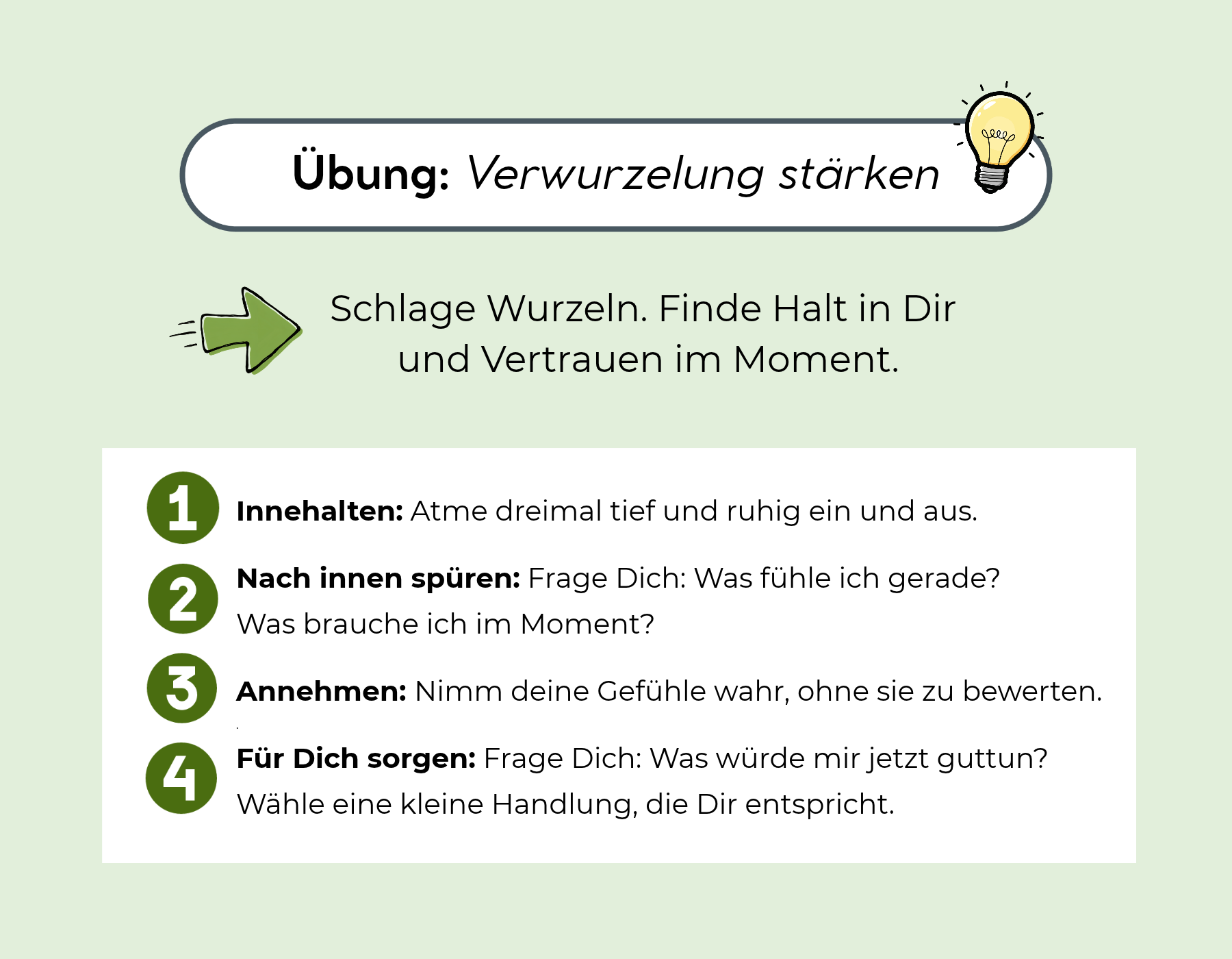 Verbindung mit Erde